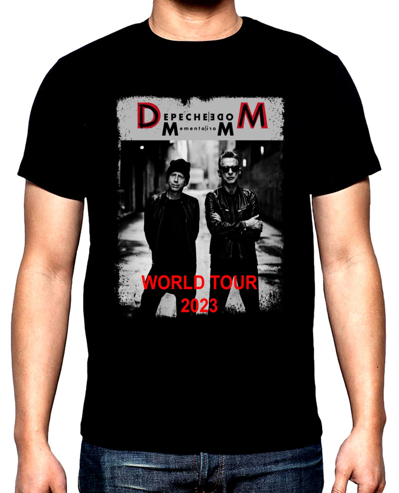 Тениски Depeche Mode, Memento Mori, World tour 2023, мъжка тениска, 100% памук, S до 5XL